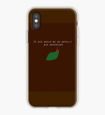 To die would be an awfully big adventure iPhone Case