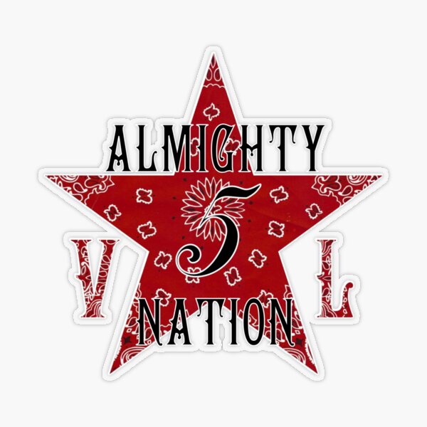 Almighty VL Nation 5 T-Shirt Vice Lords All is Well AVLN