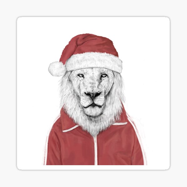 Aperçu de l'œuvre Père Noël lion créée et vendue par soltib.