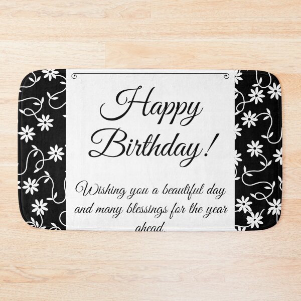 Item preview, Floral Elegant Happy Birthday  designed and sold by MariesDesigns11.