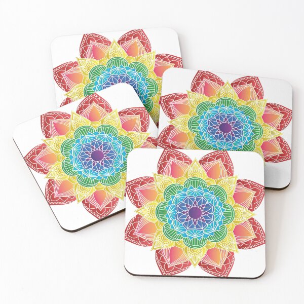 Item preview, Rainbow Mandala designed and sold by GoldCollection.