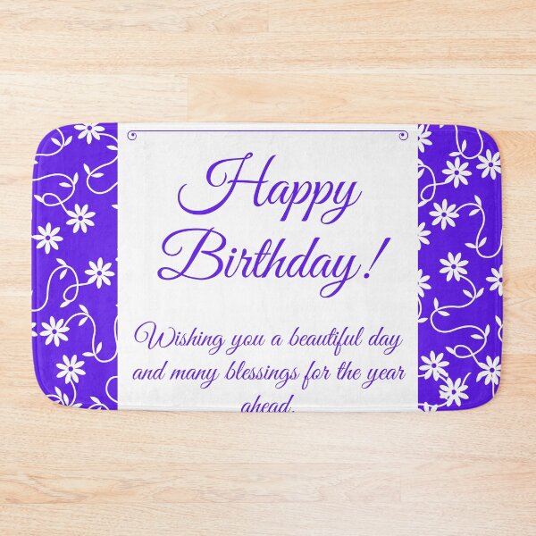Item preview, Floral Elegant Happy Birthday  designed and sold by MariesDesigns11.