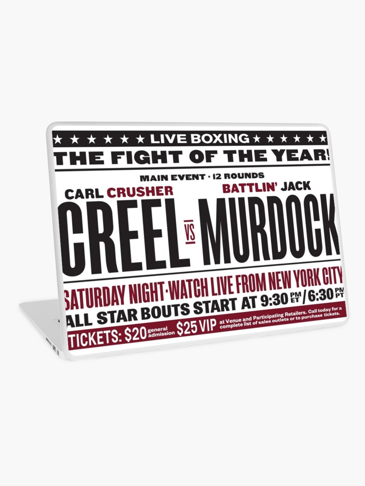Thumbnail 1 of 2, Laptop Skin, Creel vs Murdock designed and sold by macstrat.