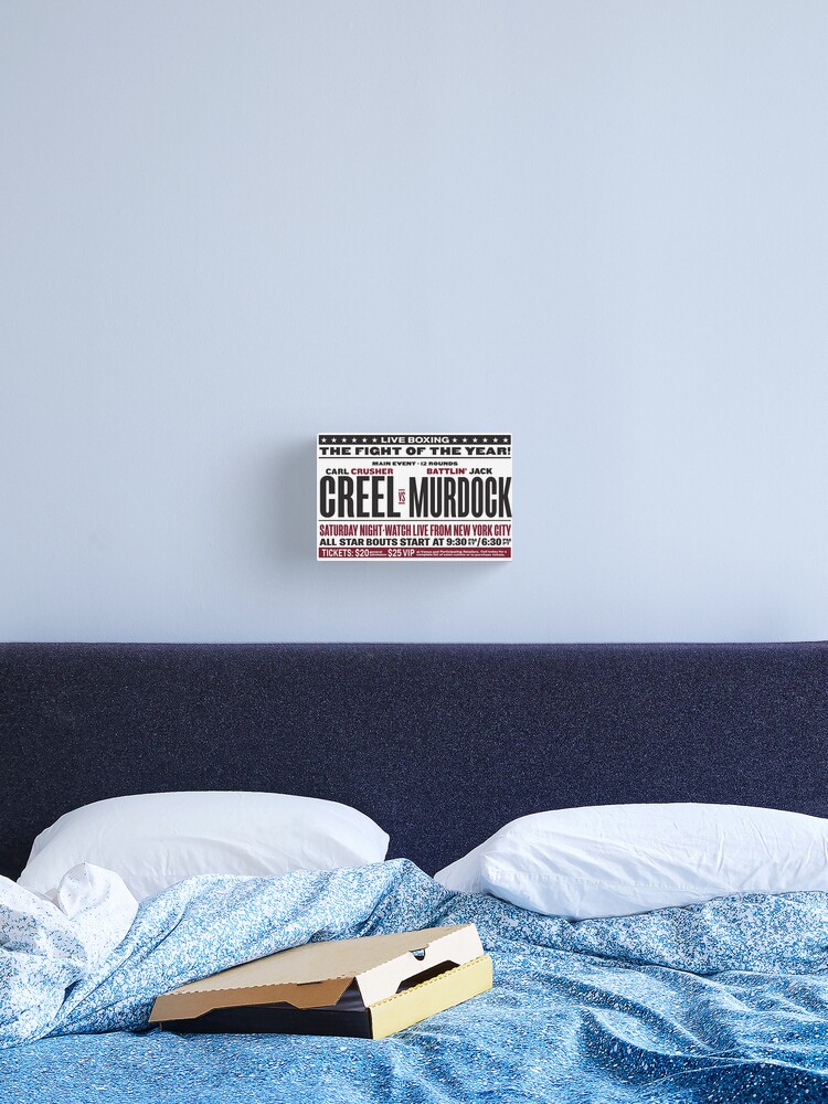Thumbnail 2 of 3, Canvas Print, Creel vs Murdock designed and sold by macstrat.