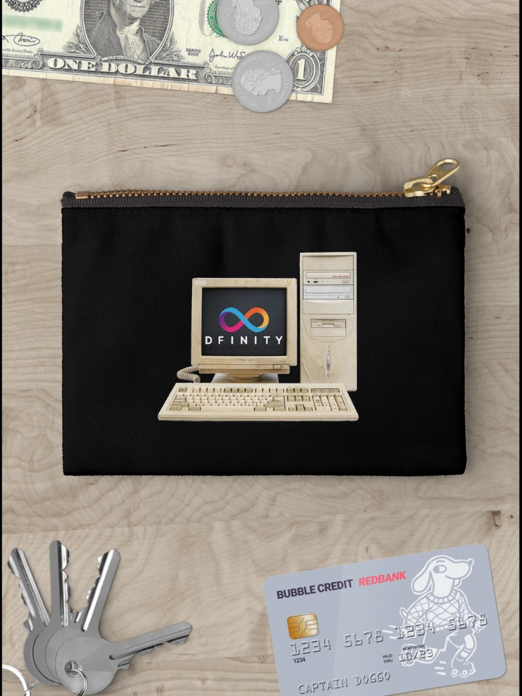 Thumbnail 3 of 4, Zipper Pouch, The Internet Computer designed and sold by DfinityStore.