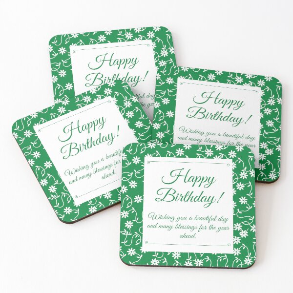 Item preview, Floral Elegant Happy Birthday  designed and sold by MariesDesigns11.