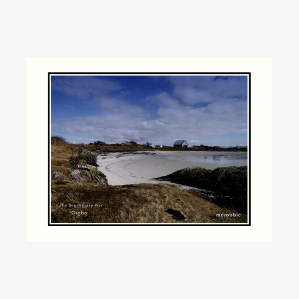 The Beach Island of Gigha Art Print