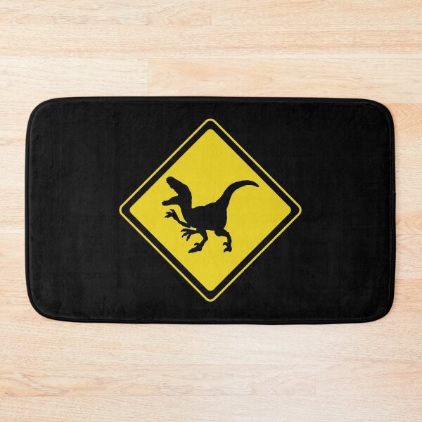Item preview, Caution Dino Crossing Velociraptor Kids Dinosaur Day designed and sold by WPahat.