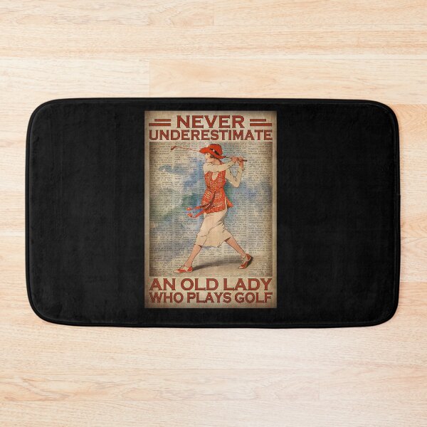 Item preview, Never underestimate an old lady who plays golf designed and sold by Kendall188.