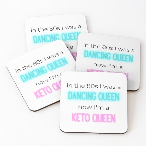 Item preview, KETO QUEEN NOW reina del baile en los 80 | vida ceto designed and sold by Le Plus Three.
