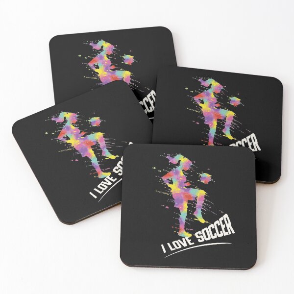 Item preview, I love soccer | soccer girl design designed and sold by FalkDania.