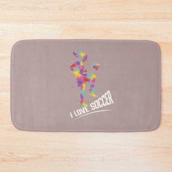 Item preview, I love soccer | soccer girl design designed and sold by FalkDania.