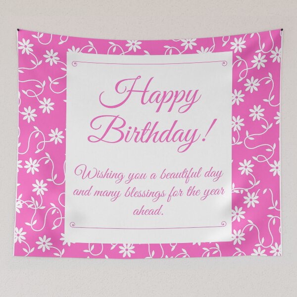 Item preview, Floral Elegant Happy Birthday  designed and sold by MariesDesigns11.