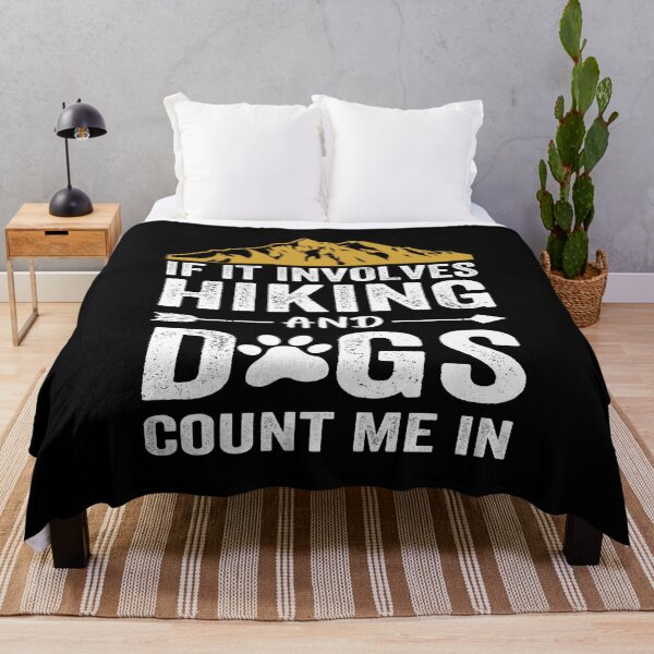 Item preview, If it Involves Hiking and Dogs Count Me In - Love to Hike - Gift for Hiker - Hike with Dog - Soft Hiking Dog Mom - Adventure designed and sold by aminesalki1.
