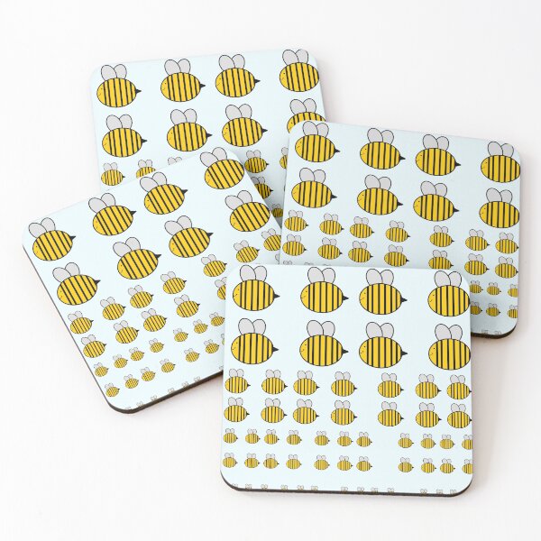 Item preview, Cute simple small/medium/large/extra large bees- 59 pack designed and sold by Holly-Pops.