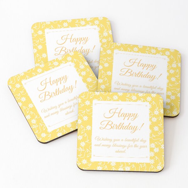 Item preview, Floral Elegant Happy Birthday  designed and sold by MariesDesigns11.