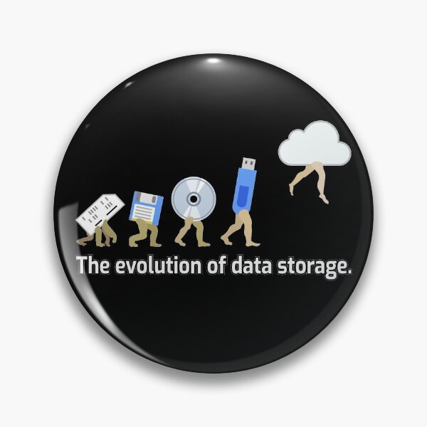 Item preview, Evolution of data storage, computer science humor designed and sold by TalesOfScience.