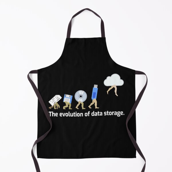 Item preview, Evolution of data storage, computer science humor designed and sold by TalesOfScience.