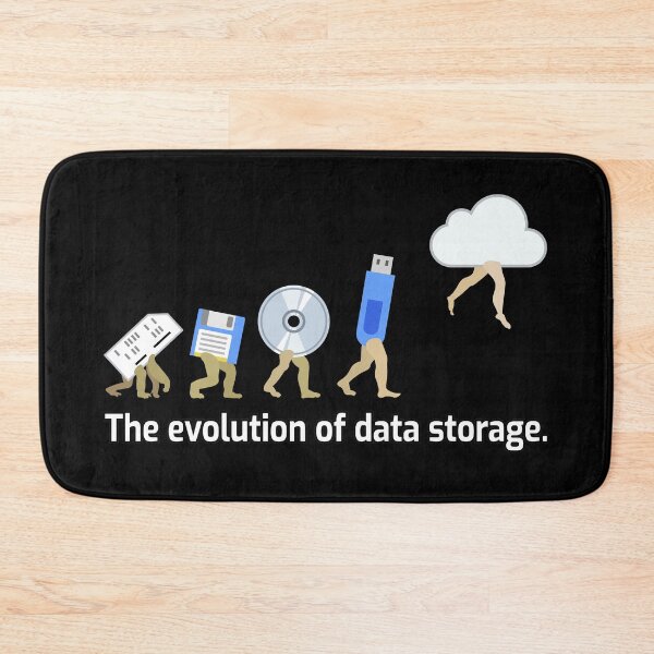Item preview, Evolution of data storage, computer science humor designed and sold by TalesOfScience.