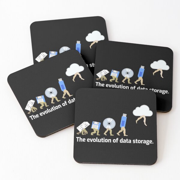 Item preview, Evolution of data storage, computer science humor designed and sold by TalesOfScience.
