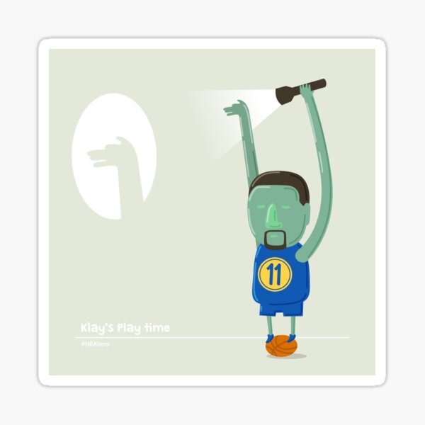 Klay Thompson Play Time Sticker
