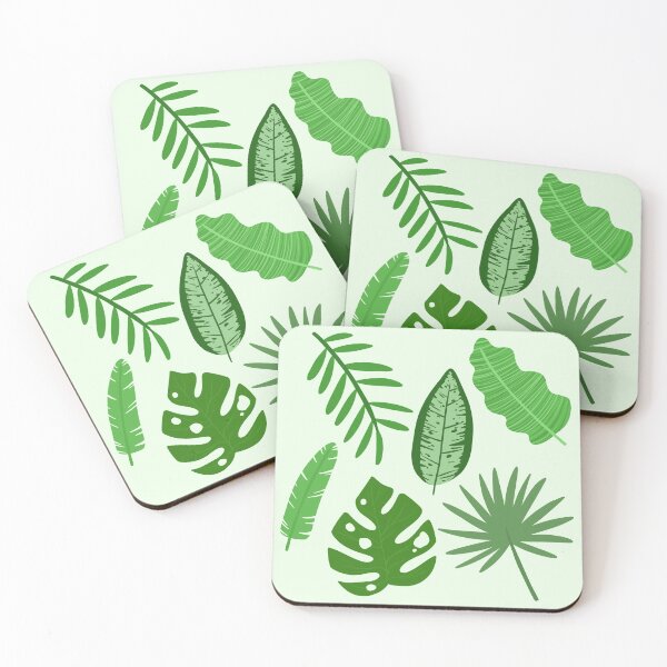 Item preview, Tropical Leaves Pattern - Light Green designed and sold by BundaBear.
