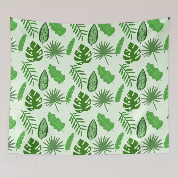 Item preview, Tropical Leaves Pattern - Light Green designed and sold by BundaBear.
