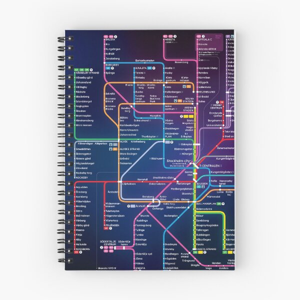 Item preview, Future Stockholm Rail Network Map designed and sold by Pasha Omelekhin.