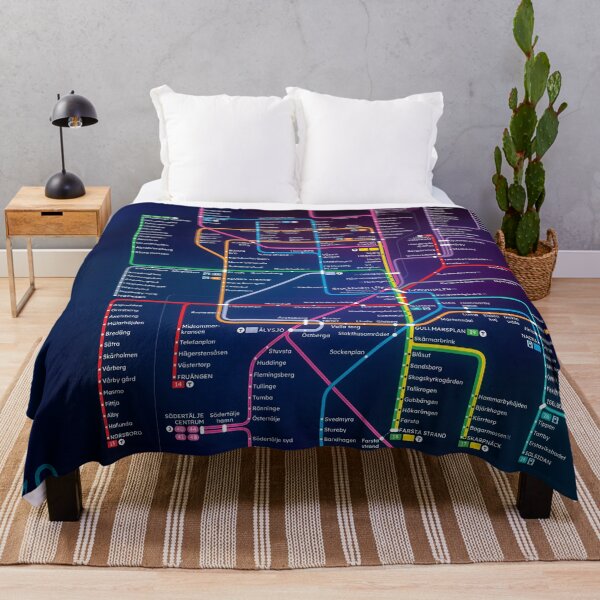 Item preview, Future Stockholm Rail Network Map designed and sold by Pasha Omelekhin.