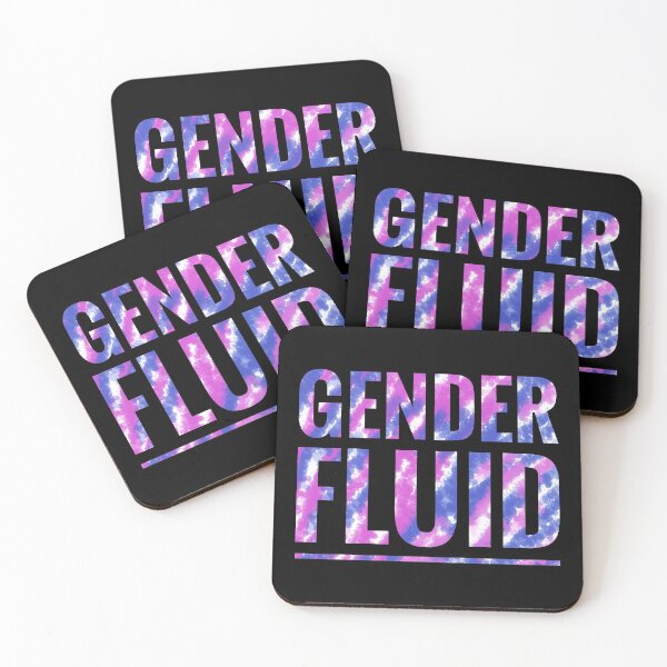 Item preview, Gender fluid- written over white surface with white, pink and blue color designed and sold by FCEalin.
