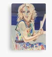 Blanche in Blue Canvas Print