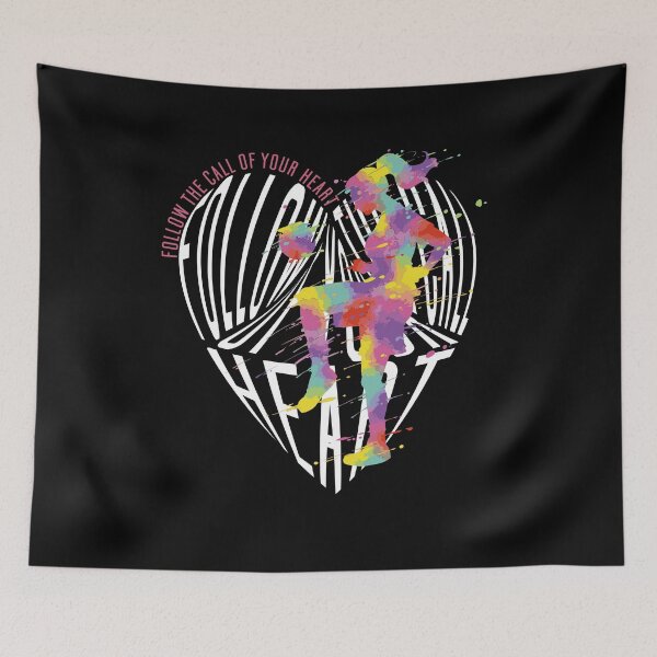 Item preview, Follow the call of your heart soccer girl design designed and sold by FalkDania.