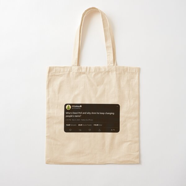 Item preview, Deed Poll Pun Tweet designed and sold by FPClothing.
