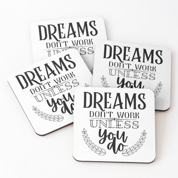 Item preview, dreams don’t work unless you do designed and sold by redsh2564.
