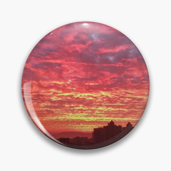 Item preview, Fiery Orange Cloudy December Skies designed and sold by NikitaAg.
