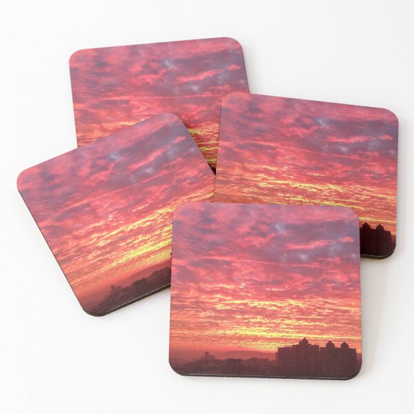 Item preview, Fiery Orange Cloudy December Skies designed and sold by NikitaAg.