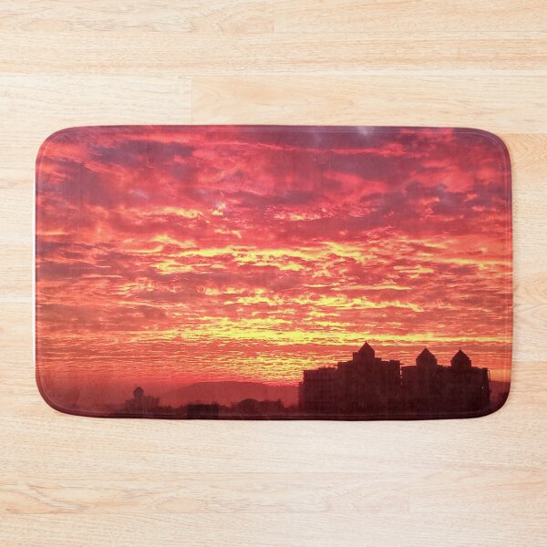 Item preview, Fiery Orange Cloudy December Skies designed and sold by NikitaAg.