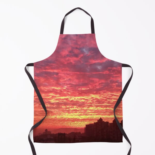 Item preview, Fiery Orange Cloudy December Skies designed and sold by NikitaAg.