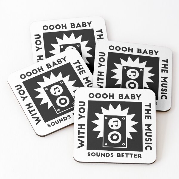 Item preview, The Music Sounds Better With You designed and sold by TreacleMustard.