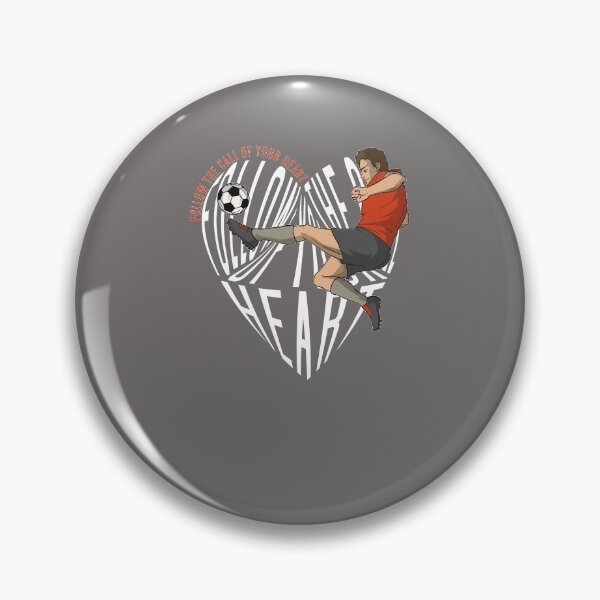 Item preview, Follow the call of your heart soccer player design designed and sold by FalkDania.