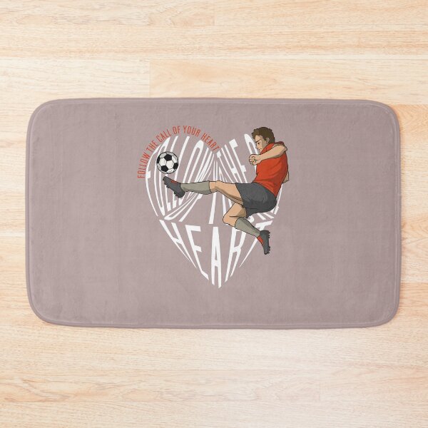 Item preview, Follow the call of your heart soccer player design designed and sold by FalkDania.
