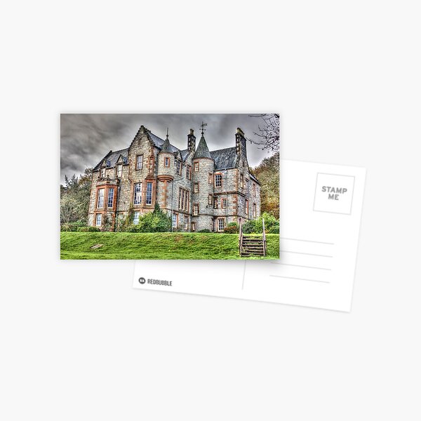 Shambellie House New Abbey Dumfries Galloway HDR Photo Postcard