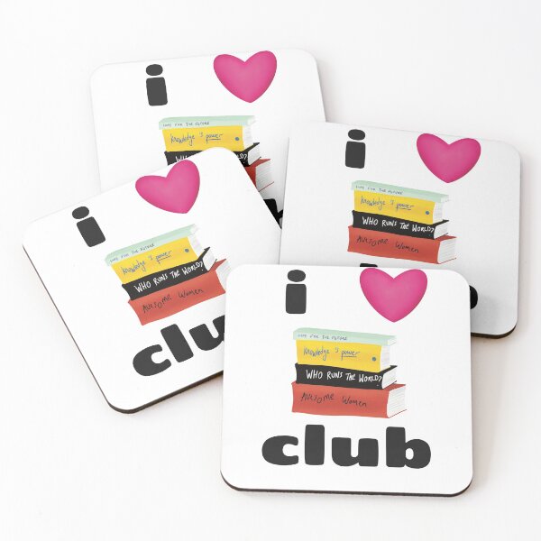 Item preview, I love book club  designed and sold by flockadoodle.