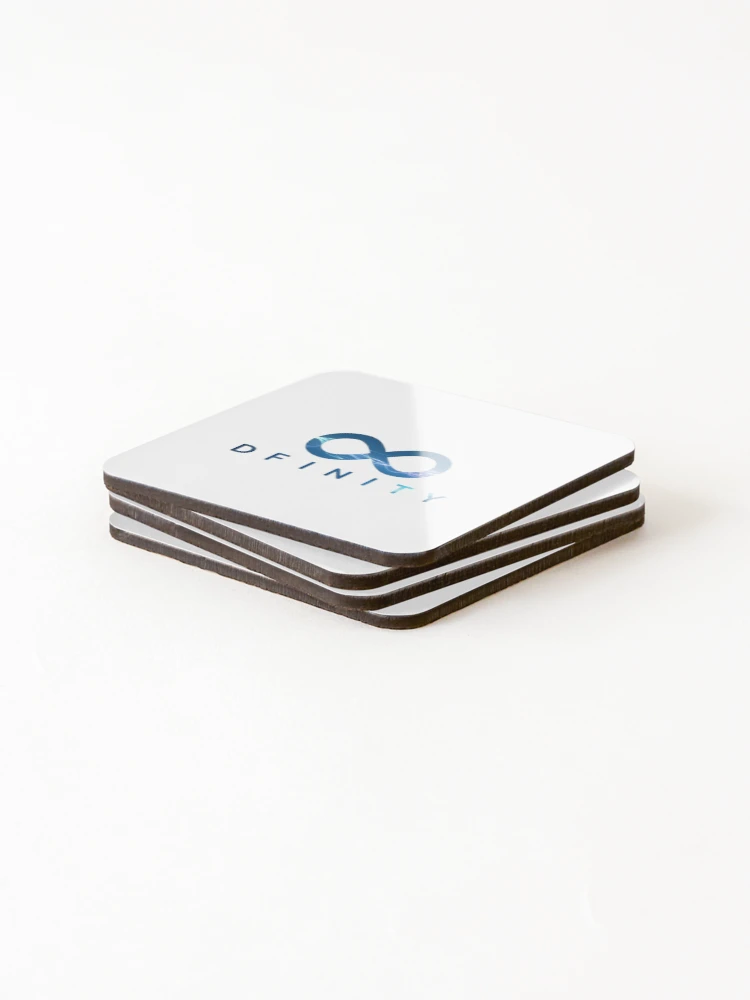 Thumbnail 4 of 5, Coasters (Set of 4), Dfinity Sticker designed and sold by DfinityStore.