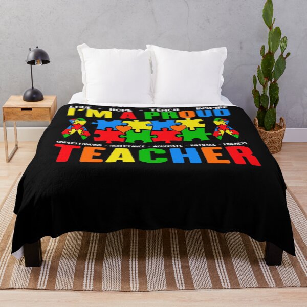 Item preview, I'm A Proud Autism Teacher designed and sold by Zeevla.