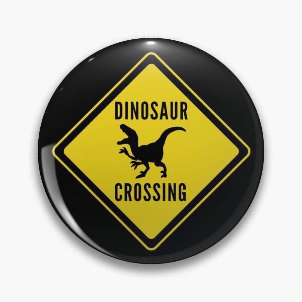 Artikelvorschau, Achtung Dino Crossing Velociraptor Kinder Dinosaurier Tag entworfen und verkauft von WPahat.