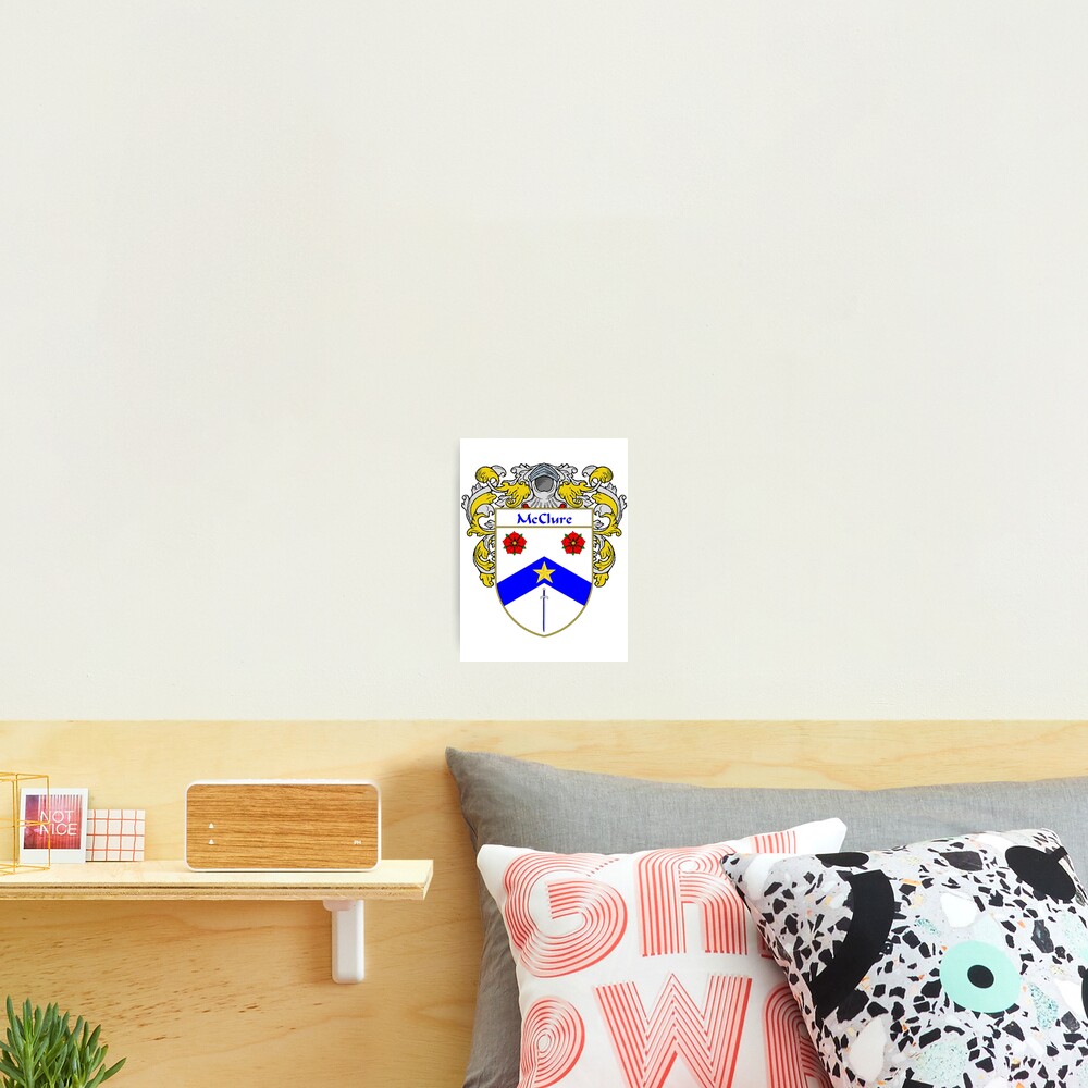 "McClure Coat of Arms/Family Crest" Photographic Print for Sale by