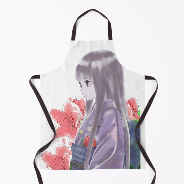 Item preview, Girl in Kimono, Low key Anime, Japanese floral aesthetics designed and sold by Koalaslifestyle.