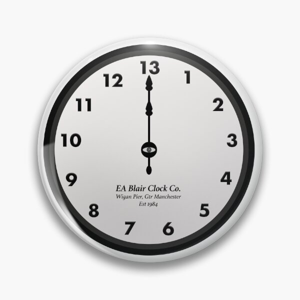 Item preview, The clocks were all striking thirteen. designed and sold by ThatsNovelGifts.