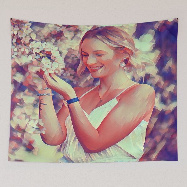 Item preview, GALATHI Lady Smelling Spring is Here - Flowers designed and sold by Galathi Designs.